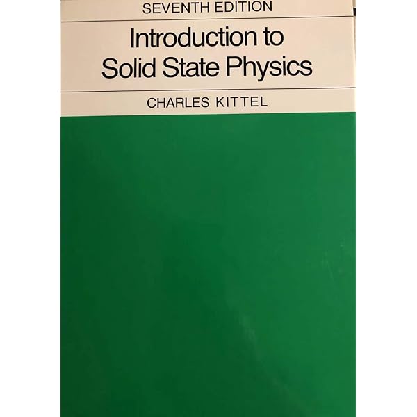 Amazon | Introduction to Solid State Physics | Kittel, Charles